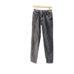 BDG Mom High Rise Black Jeans Altered Alternative Western Emo Millennial 25